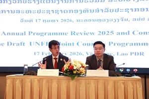 ກອງປະຊຸມທົບທວນການຮ່ວມມືປະຈຳປີ 2025 ປຶກສາຫາລືວຽກບຸລິມະສິດ ສ້າງຄວາມເຂັ້ມແຂງໃຫ້ແມ່ຍິງ ແລະ ໄວໜຸ່ມ