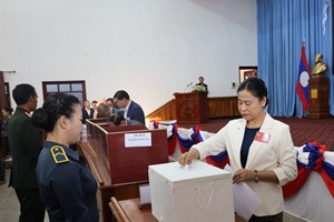 ບັນຍາກາດ ການເລືອກຕັ້ງ ສສຊ ຊຸດທີ X ແລະ ສສຂ ຊຸດທີ V ໜ່ວຍເລືອກຕັ້ງບ້ານ ໂພນໄຊ