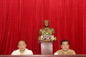 ເມືອງບໍ່ແຕນ ສະຫຼຸບຖອດຖອນບົດຮຽນວຽກງານການເລືອກຕັ້ງ