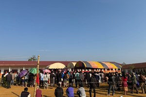 ເມືອງດາກຈຶງ ຄຶກຄື້ນ! ປະຊາຊົນໄປໃຊ້ສິດປ່ອນບັດເລືອກຕັ້ງຢ່າງຫຼວງຫຼາຍ