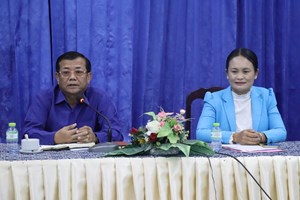 ສະຫະພັນແມ່ຍິງໂຄສະນາອົບຮົມແຂວງຄຳມ່ວນ ປາຖະກະຖາວັນແມ່ຍິງສາກົນຄົບຮອບ 116 ປີ