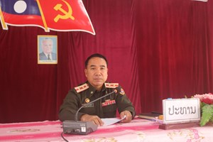 ປກສ ເມືອງພຽງ ສະຫຼຸບວຽກງານປ້ອງກັນຄວາມສະຫງົບ ປະຈຳປີ 2025