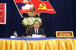 ສນຫລ ເຊື່ອມຊຶມມະຕິກອງປະຊຸມໃຫຍ່ຜູ້ແທນທົ່ວປະເທດ ຄັ້ງທີ XII ຂອງພັກ