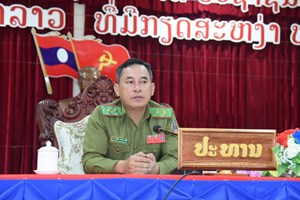 ຮອງລັດຖະມົນຕີ ກະຊວງ ປກສ ເນັ້ນໃຫ້ກຳລັງປ້ອງກັນເຄື່ອນທີ່ ຮັບປະກັນໃຫ້ສັງຄົມມີຄວາມປອດໄພຮອບດ້ານ