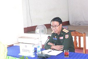 ກອງປະຊຸມສອ່ງແສງວຽກງານຮອບດ້ານ ທົ່ວກອງພົນທີ 5 ປະຈຳໄຕມາດທີ I