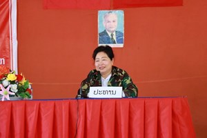 ສສຍລ ຢ້ຽມຢາມ ແລະ ມອບເຄື່ອງໃຫ້ທະຫານຊາຍແດນ ທີ່ແຂວງຈໍາປາສັກ