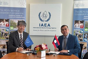 ສປປ ລາວ ແລະ ອົງການ IAEA ຮ່ວມລົງນາມເອກະສານຂອບການຮ່ວມມືສະບັບທີ 3
