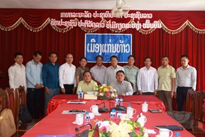 ເມືອງແກ່ນທ້າວ ເຊັນສັນຍາລົງທຶນປູກໝາກຖົ່ວເຫຼືອງສົ່ງອອກ ເນື້ອທີ່ 70 ເຮັກຕາກວ່າ