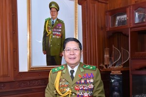 ທ່ານ ພົຕ ສົມຫວັງ ທໍາມະສິດ ສະແດງທັດສະນະຕໍ່ວັນສ້າງຕັ້ງກໍາລັງ ປກສ ຄົບຮອບ 65 ປີ