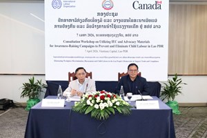 ຫາລືແຜນໂຄສະນາປ້ອງກັນ ແລະ ລຶບລ້າງການນໍາໃຊ້ແຮງງານເດັກຢູ່ລາວ