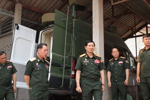 ພົນໂທ ສາຍໃຈ ກົມມະສິດ ລົງຊຸກຍູ້ວຽກງານປັບປຸງລະບົບສູນບັນຊາ ກົມປ້ອງກັນອາກາດ