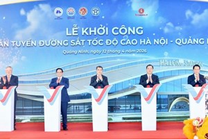 ຫວຽດນາມ ເລີ່ມລົງມືກໍ່ສ້າງໂຄງການເສັ້ນທາງລົດໄຟຄວາມໄວສູງ ຮ່າໂນ້ຍ - ກວາງນິງ