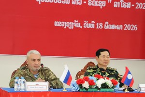 ເປີດອົບຮົມ-ຫັດແອບຊ້ອມຮົບຮ່ວມຕີພິເສດໃຕ້ຝຸ່ນ ແລະ ຊ້ອມຮົບຮ່ວມລາວ-ຣັດເຊຍລາໂຣສ-2026