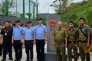 ປກສ ອຸດົມໄຊ ນຳສົ່ງຄົນຕ່າງປະເທດລັກລອບເຂົ້າ-ອອກເມືອງຜິດກົດໝາຍໃຫ້ທາງການຈີນ