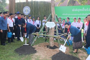 ປູກຕົ້ນໄມ້ ຕ້ອນຮັບວັນສ້າງຕັ້ງ ມຊ, ວັນເດັກນ້ອຍສາກົນ ແລະ ວັນປູກຕົ້ນໄມ້ແຫ່ງຊາດ