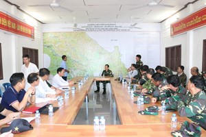 ພົນໂທ ສາຍໃຈ ກົມມະສິດ ລົງຕິດຕາມການກໍ່ສ້າງ ໂຄງການຢູ່ກຸ່ມບ້ານໜອງມ້າ