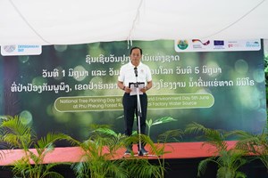 ຫຼວງພະບາງ ສະເຫຼີມສະຫຼອງ ວັນປູກຕົ້ນໄມ້ແຫ່ງຊາດ ແລະ ວັນສິ່ງແວດລ້ອມໂລກ