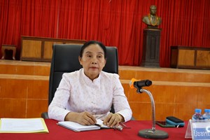 ຮອງເລຂາພັກແຂວງ ຊຸກຍູ້ການຜັນຂະຫຍາຍມະຕິກອງປະຊຸມໃຫຍ່​ຂອງ​ພັກ ຢູ່ເມືອງຕຸ້ມລານ