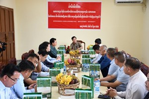 ປະ​ທານ​ປະ​ເທດ ຢ້ຽມຢາມ​ ບໍລິສັດຜະລິດເຄື່ອງຫຸ້ມຫໍ່ສິນຄ້າກະສິກຳ ຢູ່ເມືອງບາຈຽງຈະເລີນສຸກ