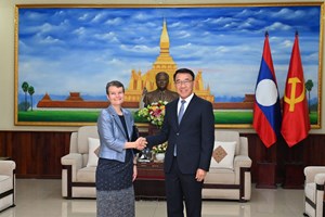ຫົວໜ້າ ຄຕພ ຕ້ອນຮັບການເຂົ້າຢ້ຽມຂໍ່ານັບ ຂອງບັນດາທູດຕ່າງປະເທດ ປະຈໍາ ສປປ ລາວ