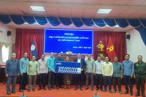 ປີຜ່ານມາ ຄຳມ່ວນໄດ້ຮັບຄວາມເສຍຫາຍຈາກໄພພິບັດ ລວມມູນຄ່າ 350 ຕື້ກວ່າກີບ