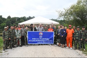 ຝຶກຊ້ອມ ແລະທົດລອງຂັບເຮືອກູ້ໄພເພື່ອກຽມພ້ອມຮັບມືໄພນໍ້າຖ້ວມປະຈໍາປີ 2026