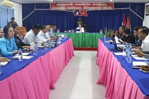 ພະແນກ ຮສສ ອັດຕະປື ສະຫຼຸບວຽກງານ 6 ເດືອນຕົ້ນປີ