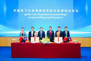 ກຳ​ປູ​ເຈຍ​ ​ແລະ ​ຈີນ ເຊັນ​ສັນ​ຍາ​ຈັດ​ຊື້​ເຮືອ​ບິນ C909 ​ຈຳ​ນວນ 20 ລໍາ
