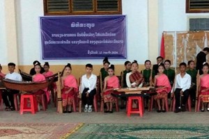 ສຳເລັດຊຸດອົບຮົມດົນຕີພື້ນເມືອງລາວ ໃຫ້ເດັກນ້ອຍສູນວັດທະນະທຳເດັກແຂວງອັດຕະປື