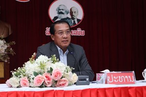 ສະຫາຍ ວັນໄຊ ພອງສະຫວັນ ເຄື່ອນໄຫວຢ້ຽມຢາມ ແລະ ເຮັດວຽກຢູ່ເມືອງຍອດອູ