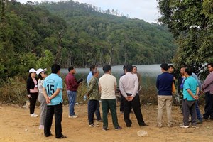 ຫາລື ຮ່າງລະບຽບ ໂຄງການຄຸ້ມຄອງ-ອະນຸລັກແຫຼ່ງນໍ້າເຂດໜອງຟ້າ