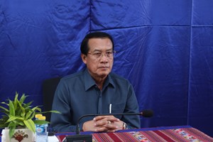 ສະຫາຍ ວັນໄຊ ພອງສະຫວັນ ຢ້ຽມຢາມຕາແສງທົ່ງອົ້ມ ເມືອງຫຼວງນໍ້າທາ
