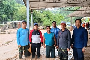 ການ​ນຳແຂວງຫຼວງນ້ຳທາ ລົງຕິດ​ຕາມ ນ້ຳຖ້ວມ ບ້ານ​ນ້ຳ​ດີ-ປ່າ​ປົວະ
