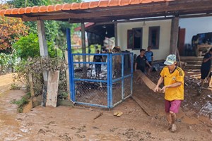 7 ບ້ານ 195 ຄອບຄົວໄດ້ຮັບຜົນກະທົບຈາກໄພນໍ້າຖ້ວມຢູ່ເທສະບານເມືອງນໍ້າບາກ