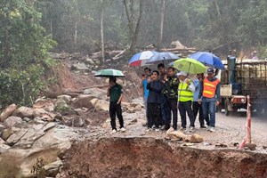 ຄະນະກໍາມະການຕ້ານ ແລະ ແກ້ໄຂໄພພິບັດຂັ້ນສູນກາງ ຊຸກຍູ້ວຽກງານແກ້ໄຂໄພພິບັດ ຢູ່ແຂວງບໍລິຄໍາໄຊ