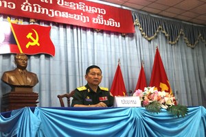 ກອງບັນຊາການທະຫານແຂວງຫຼວງນໍ້າທາ ປະກາດເລື່ອນຊັ້ນໃຫ້ນາຍທະຫານ
