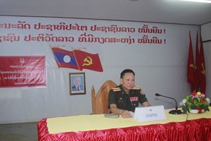 ກອງພັນໃຫຍ່ 611 ປາຖະກະຖາມູນເຊື້ອວັນສຳຄັນທາງປະຫວັດສາດ