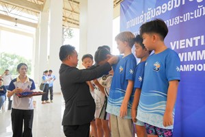 ນັກລອຍນໍ້າອ່າງຄໍາ ຍາດໄດ້ 66 ຫຼຽນຄຳ ຄອງແຊັມແຂ່ງຂັນລອຍນ້ຳວຽງຈັນແຊັມປ້ຽນຊິບ 2026