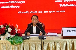 ອັດຕະປື ສະຫຼຸບຜົນງານ 5 ປີ ວຽກງານຈັດຕັ້ງ-ການ​ປົກ​ຄອງ