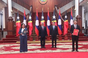  ລາວ-ຕີມໍ-ແລັສເຕ ສືບຕໍ່ເພີ່ມທະວີການພົວພັນຮ່ວມມືສອງຝ່າຍ