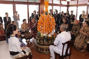 ພັນລະຍາຜູ້ນຳອາຊຽນ ຢ້ຽມຊົມສະຖານທີ່ທ່ອງທ່ຽວດ້ານວັດທະນະທຳ ຢູ່ ນວ