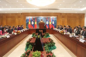 ສະ​ພາ​ແຫ່ງ​ຊາດ ​ລາວ-ຫວຽດ​ນາມ ເພີ່ມ​ທະ​ວີ​ຮັດ​ແໜ້ນ​ການ​ຮ່ວມ​ມື​