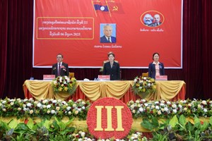 ສໍາເລັດກອງປະຊຸມໃຫຍ່ ຄັ້ງທີ III ຂອງຄະນະພັກຮາກຖານ ທນບ