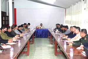 ຫາລືເພື່ອກະກຽມໃຫ້ແກ່ການເລືອກຕັ້ງສະມາຊິກສະພາແຫ່ງຊາດ ຊຸດທີ X ແລະ ສະພາປະຊາຊົນຂັ້ນແຂວງ ຊຸດທີ V