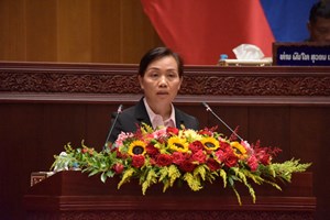 ລັດຖະມົນຕີ ກະຊວງ ຮສສ ຊີ້ແຈງຄຳຊັກຖາມ ສສຊ