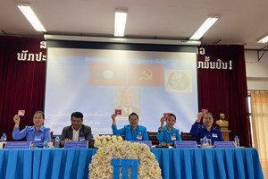 ກອງປະຊຸມໃຫຍ່ສະຫະພັນແມ່ຍິງຮາກຖານຫ້ອງການສຊປລ ຄັ້ງທີ lll