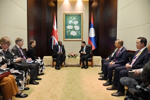 ລາວ-ອັງກິດ ຮັດແໜ້ນເສີມຂະຫຍາຍການຮ່ວມມື ສອງຝ່າຍ