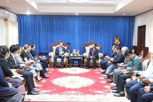 ເຈົ້າແຂວງຄຳມ່ວນ ຕ້ອນຮັບ ອຸປະທູດ ລຸກຊໍາບວກ ປະຈໍາລາວ