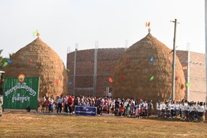 ເມືອງພຽງຊ້ອມໃຫຍ່ກ້ອນກໍາລັງບ້ານຕ່າງໆເພື່ອກະກຽມຄວາມພ້ອມເປີດ ງານເທດສະການບຸນກອງເຂົ້າໃຫຍ່ ປະຈໍາປີ 2024