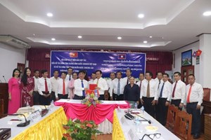 ພະແນກການເງິນຄໍາມ່ວນ-ກວາງບິ່ງ ເພີ່ມທະວີການຮ່ວມມື 2 ຝ່າຍ